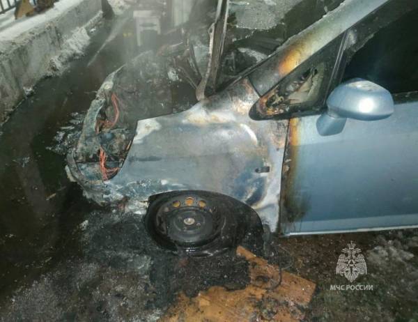Улан-удэнец поставил электроплиту под капотом и сжёг автомобиль 