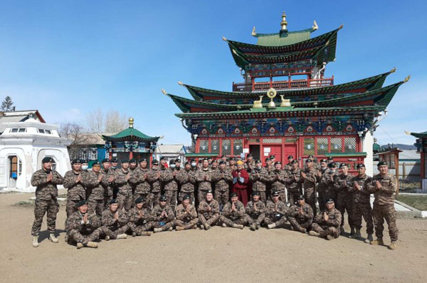 Монгольские военные посетили Иволгинский дацан