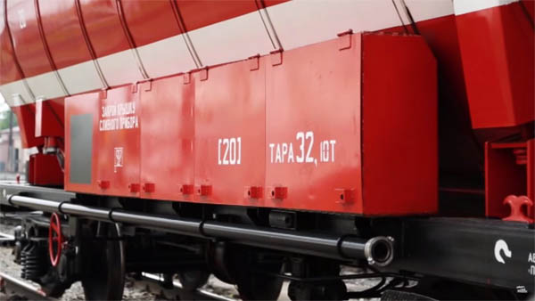 В Наушки поступил новый пожарный поезд