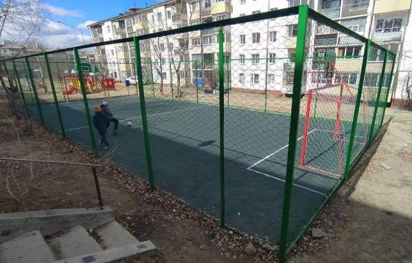 В Улан-Удэ построили и реконструировали 58 спортивных площадок