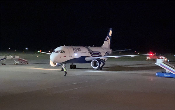 В Улан-Удэ встретили первый прямой авиарейс с Владивостока