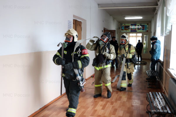 В Улан-Удэ «потушили» пожар в техникуме