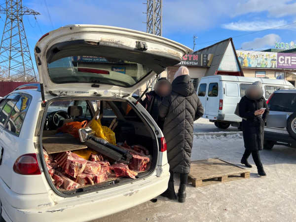В Улан-Удэ обнаружили нелегальных торговцев мясом 