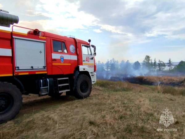 В Бурятии потушили пожар возле Щучьего озера