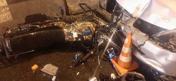 В Иркутске в ДТП пострадал мотоциклист  