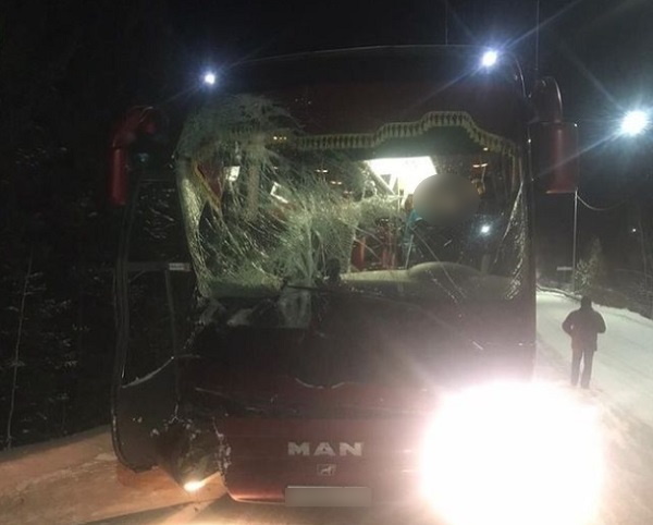 В Иркутской области в ДТП попал автобус с 40 пассажирами 