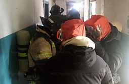 В Бурятии «потушили» пожар в общежитии 