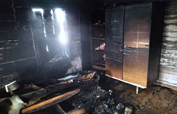 В Бурятии дом горел из-за непотушенной сигареты
