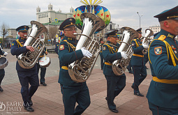 Военный оркестр из Улан-Удэ принимает участие в фестивале в Хабаровске