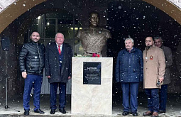 В Бурятии открыли памятник маршалу Советского Союза Ивану Баграмяну 