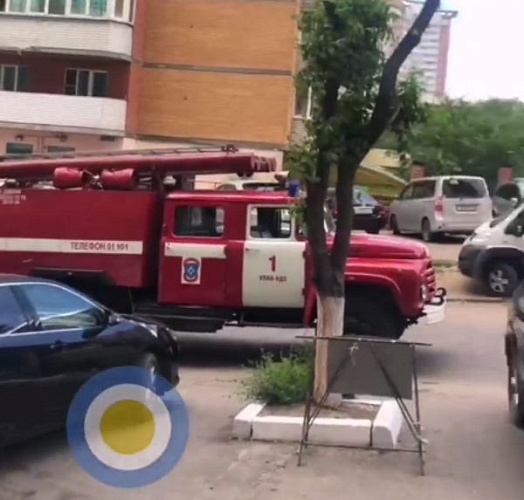 В Улан-Удэ произошёл пожар в доме напротив детской больницы  
