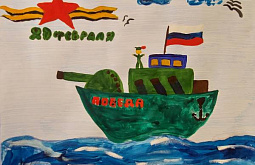 Жители Бурятии рисуют открытки на конкурс ко Дню Защитника Отечества