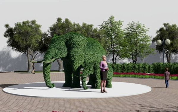 Улан-Удэ украсит зелёный слоник 